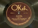 Phil Baxter's Orch Okeh 40522 Waiting / Something Tells Me Jazz 78 Texas E-