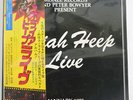 URIAH HEEP LIVE BRONZE PSS-273,4-BZ JAPAN OBI INSERT VINYL 2LP