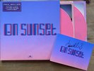 PAUL WELLER ON SUNSET PEACH VINYL DOUBLE ALBUM w/ SIGNED AUTOGRAPHED ART CARD