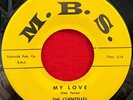 The Clientelles - Church Bells May Ring / My Love - M.B.S. - RARE DOOWOP 45
