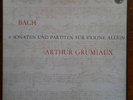 Bach Violin Sonatas & Partitas Grumiaux 3 LP Box Philips RED HOLLAND stereo NM