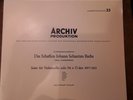 Enrico Mainardi, Das Schaffen Johann Sebastian Bachs, Archiv Produktion 14061APM