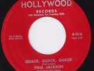 PAUL JACKSON Quack Quack Quack RARE funk 45 sweet soul You're My First Love HEAR