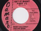 RICKY CALLOWAY & HIS BAND Get It Right RARE funk 45 northern soul Camaro HEAR