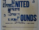 UNITED SOUNDS It's All Over Baby ORIG concert poster 22