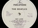 THE BEATLES -Hey Jude-  UK Final 1991 Press, With Black On White Label