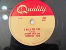 JOHNNY CASH I WALK THE LINE QUALITY 78 RPM