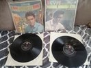 elvis presley 2 red spot vinyl lps roustabout, paradise hawaiian style 