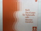 Bach Six Suites For Violoncello Solo Maurice GENDRON MINT 3LP Philips 6770005