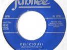 JIM BACKUS (Mr. MaGoo  ) and FRIEND * 45 * Delicious   * 1958 #40 * ORIG VG VG+