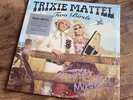 TRIXIE MATTEL Two Birds One Stone CLEAR WITH PINK BLOB VINYL + poster + stickers