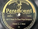 BLIND LEMON JEFFERSON as DEACON BATES PARAMOUNT All I Want Is That Pure Religion