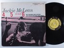 JACKIE MCLEAN 4, 5, And 6 PRESTIGE LP mono w 50th RVG deep groove b