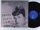 JUNE RUDELL Sings For The Gourmet VIDO LP VG+ autographed b