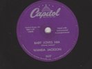 Wanda Jackson - BABY LOVES HIM - U.S. pressing CAPITOL 3637 - 78rpm