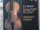 KUIJKEN Bach Sonatas and Partitas Violin Solo Orig French 3LP Box HARMONIA MUNDI
