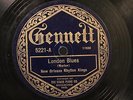 JAZZ NEW ORLEANS RHYTHM KINGS JELLY ROLL MORTON London Blues / Mad GENNETT 5221