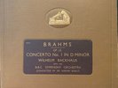 RARE WILHELM BACHAUS BRAHMS OP.15 D Min BOULT BBC 6x12