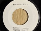 PAUL McCARTNEY TEST PRESSING VENUS AND MARS 45 CAPITOL 1975 WHITE LABEL