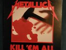 Metallica Kill em All Vinyl 1983 Elektra Asylum Records 