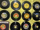 12 45 Rpm Classic Rock Vinyl Records Rolling Stones Jimi Hendrix Deep Purple