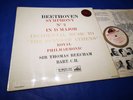 @HMV ASD 287 *WHITE/GOLD* BEETHOVEN SYMPHONY NO.2 /