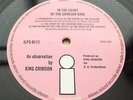 King Crimson - In The Court of // Orig UK 1969 Island Pink Rim A2/B4 LP Mint Cop