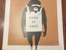 Rare Banksy Cover - DJDM - Keep It Real / Laugh Now - Bronze Version