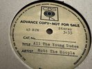 Mott The Hoople - All The Young Dudes. 1972 CBS Uncut 10 Inch ACETATE.