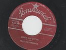 ROCKABILLY 45- WAYLON JENNINGS - WHEN SIN STOPS / JOLE BLON -HEAR 1959 BRUNSWICK