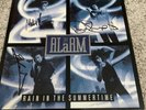 The Alarm - Rain In The Summertime 4Track Black Vinyl Single Fully Autographed
