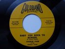 CHARLES PAGE 45 'BABY YOU BEEN TO SCHOOL' USA GOLDBAND 1962 ROCKABILLY STROLL M-