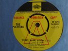 THE PLATTERS - SWEET, SWEET LOVIN'   GOING BACK TO DETROIT 1971 PYE DEMO/PROMO