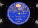 78 RPM -- Carl Martin / Casey Bill, Vocalion 03496, E Blues