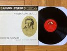 HEIFETZ / MUNCH / BSO / BEETHOVEN Violin Concerto RCA LSC 1992 9s/7s I