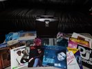 Vintage 45 rpm Tote Box with 50 7