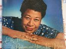 signed autographed Ella Fitzgerald record LP sings Rodgers and Hart songbook Vtg