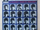 THE BEATLES A HARD DAY'S NIGHT 1965 UK STEREO LP WITH CROSSOVER LABELS VG 