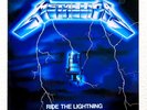 METALLICA . ride the lightning LP 80s   Slayer Megadeth Anthrax Sepultura Death