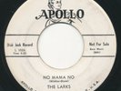 LARKS No Mama No / Honey From The Bee APOLLO RnB R&B Doo Wop 45 Hear