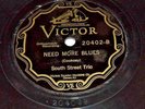 South Street Trio Whiskey & Gin Blues Victor 20402 Bobby Leecan Hot Jazz Race