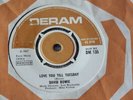 David Bowie – Love You Till Tuesday - Deram - rare 1967 - VG plus - listen