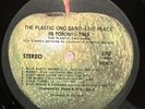 John Lennon Plastic Ono Band Live Peace In Toronto Apple LP No SW Prefix Beatles