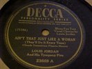 PERSONALITY SERIES  Decca 78 Louis Jordan  