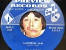 DEAN CURTIS California Law BARBARA FOSTER Dick 45 song poem LISTEN