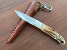 Koji Hara K.Hara Custom Knife Handle Stag From Japan Vintage