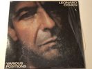 LP  ORIG. NM LEONARD COHEN VARIOUS POSITIONS PASSPORT 6045 REC. SHRINK RARE 1984