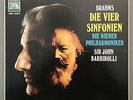 C697 Brahms The 4 Symphonies Barbirolli VPO 4LP Electrola SMA 91 755/58 Stereo