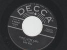 ROCKABILLY 45 - ROY HALL - THREE ALLEY CATS  /  DIGGIN' THE BOOGIE - HEAR -DECCA