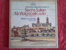 J.S. BACH  6 suites pour violoncelle PIERRE FOURNIER  Archiv 2710 055 NMINT
